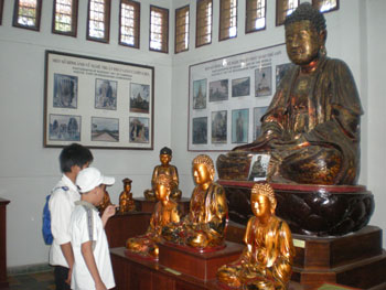 Photo of Entry:  Restored Buddha Statues Displayed for Good