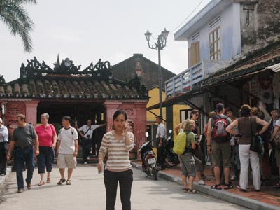 Photo of Entry:  Foreigners in the ancient town