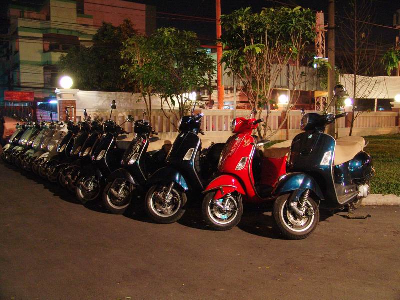Photo of Entry:  A tour around the city on Vespa scooter