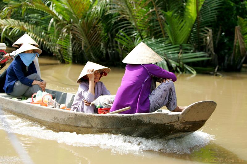 Photos wate life at Mekong delta