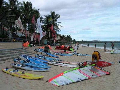 Photo of Entry:  Relaxing aboard Mui Ne’s basket boats