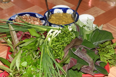Photo of Entry:  “Gỏi lá” - a special dish in Kon Tum